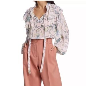 See By Chloe Pattern Blouse